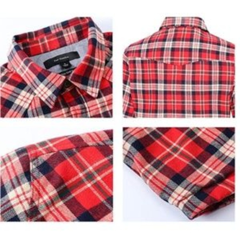 ✔NEW! Men's 🔥HEATED🔥 Flannel Jacket - Picture 3 of 7